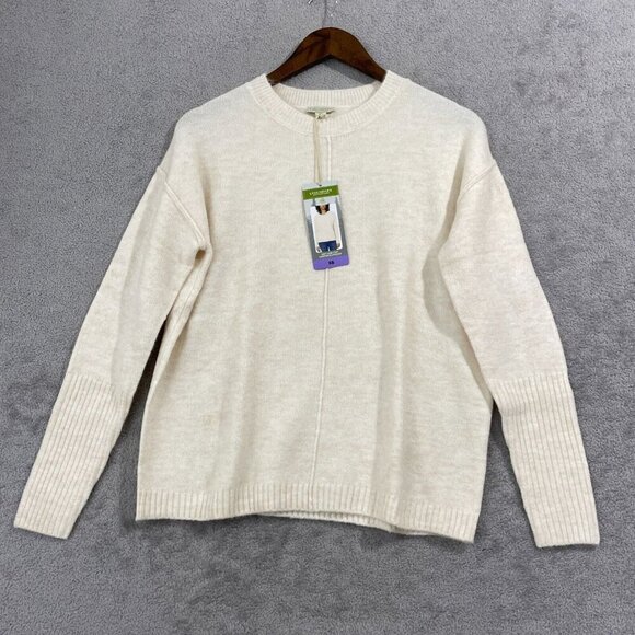 NEW Legendary Women's XS Soft Cream Crewneck Sweater Outfitters - Picture 1 of 8